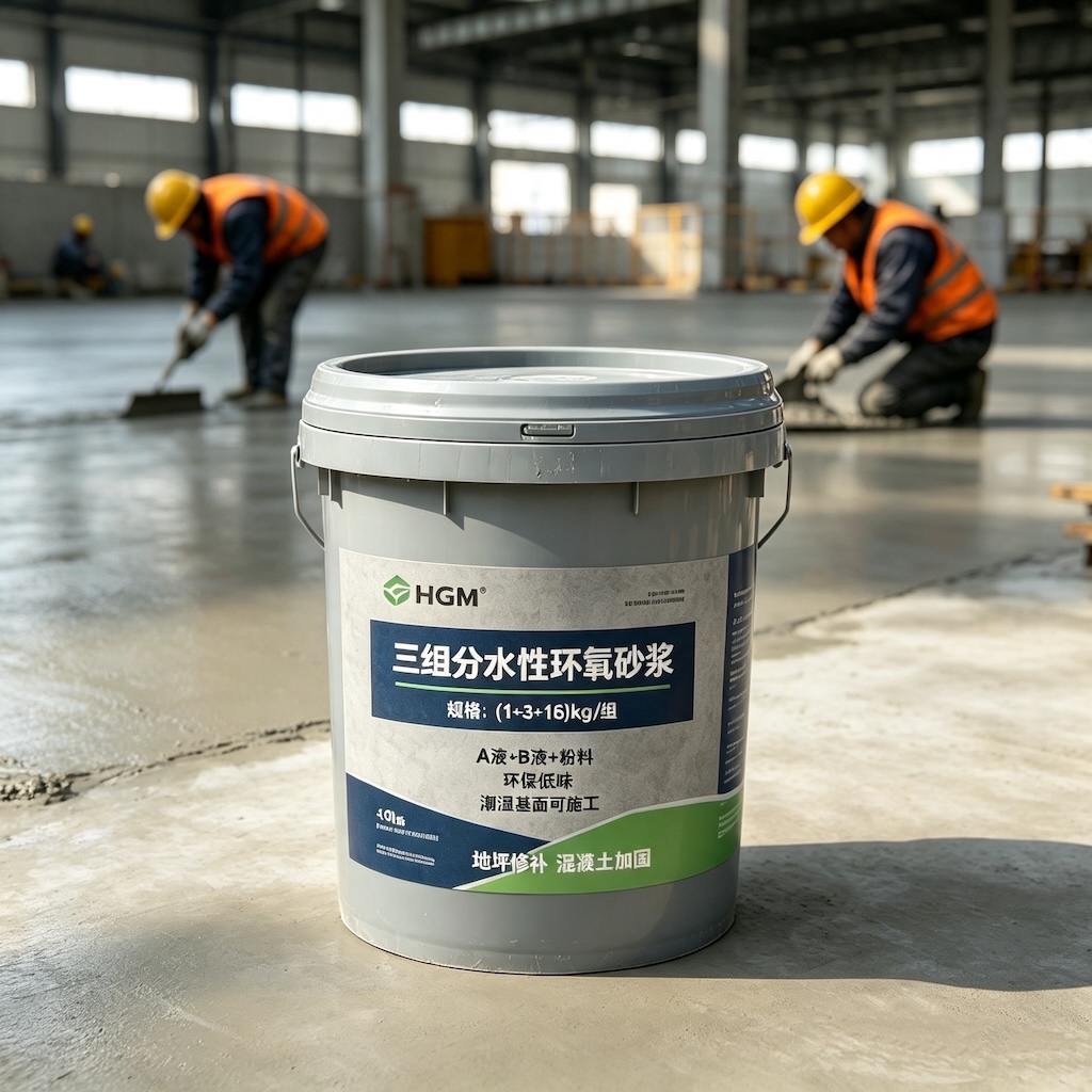 枝江三组份水性环氧砂浆
